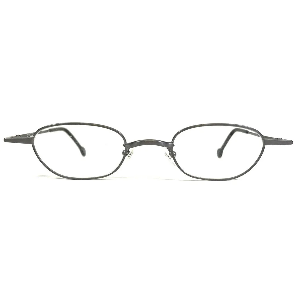 Vintage la Eyeworks Eyeglasses Frames ELOISE 462 Matte Grey Round 42-21-125